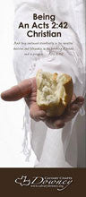 Being An Acts 2:42 Christian, by Pastor Jeff Johnson
